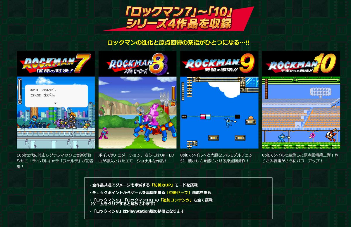 Animevoice Twitterissa Ps4 ロックマン クラシックスコレクション2 8月10日発売 Https T Co 37fhctqojl イーカプコン限定版 Pr Https T Co Bfthvv3bqn ロックマン7 10を収録 Https T Co H4iegmhkoo