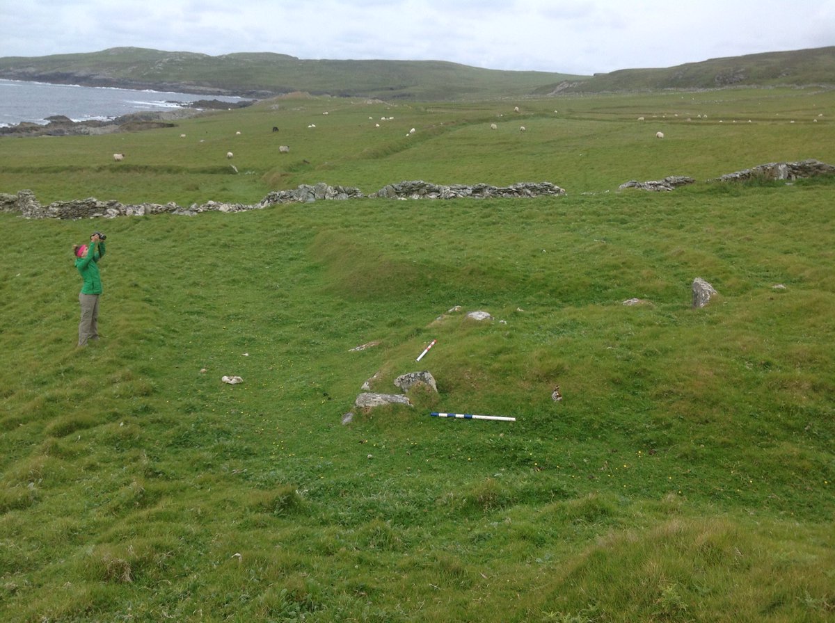 CLICprojectND's tweet image. We take pictures of the site prior to excavation. Sara (birthday girl) captures photos.