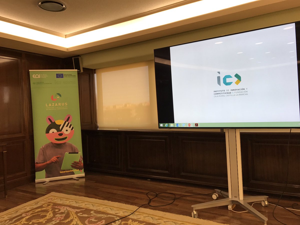 Todo preparado para comité asesor de #Lazarus3. <a href="/eoi/">EOI</a> <a href="/FCRCLM/">Fundación Caja Rural Castilla-La Mancha</a> Empezamos. Primer turno para <a href="/designersrooms/">designersrooms</a>. #somosEOI
