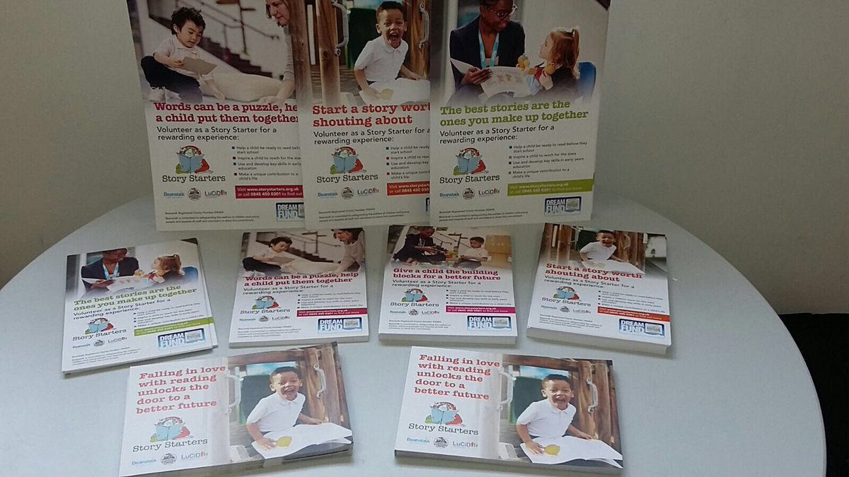BeanstalkStoke's tweet photo. All the info has arrived ready for our #DropInDay 13 June @EarlyYearsSU 💙📚Let us know if you'd like to help #Stoke children ready to #read 👏 https://t.co/88g8jDR7JY