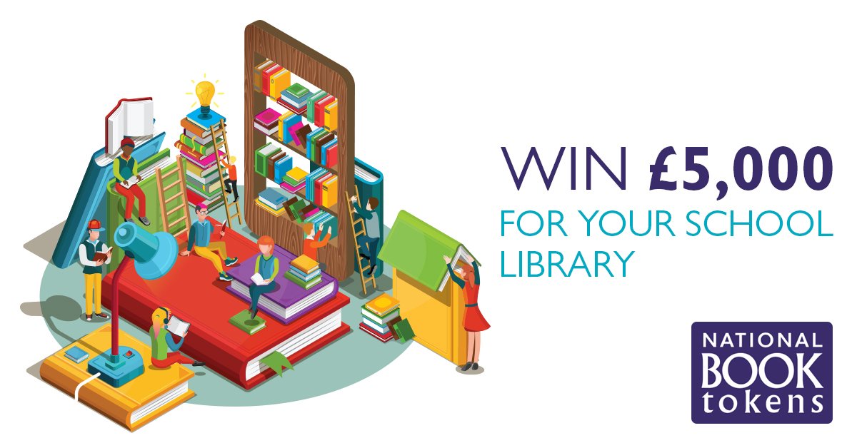 book_tokens's tweet image. Win £5,000 of National Book Tokens for a school of your choice, plus £100 just for you: po.st/schools17