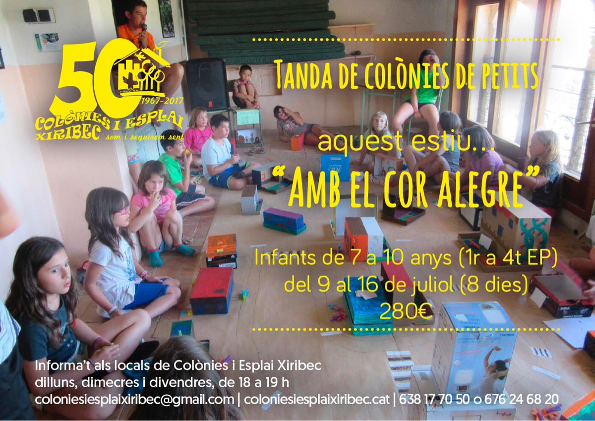 esplaixiribec's tweet photo. Els infants que venen un vegada volen repetir, i els monitors/es també! #esplai #colòniesdestiu #esplaixiribec #ambelcoralegre https://t.co/EzkCi00JMe
