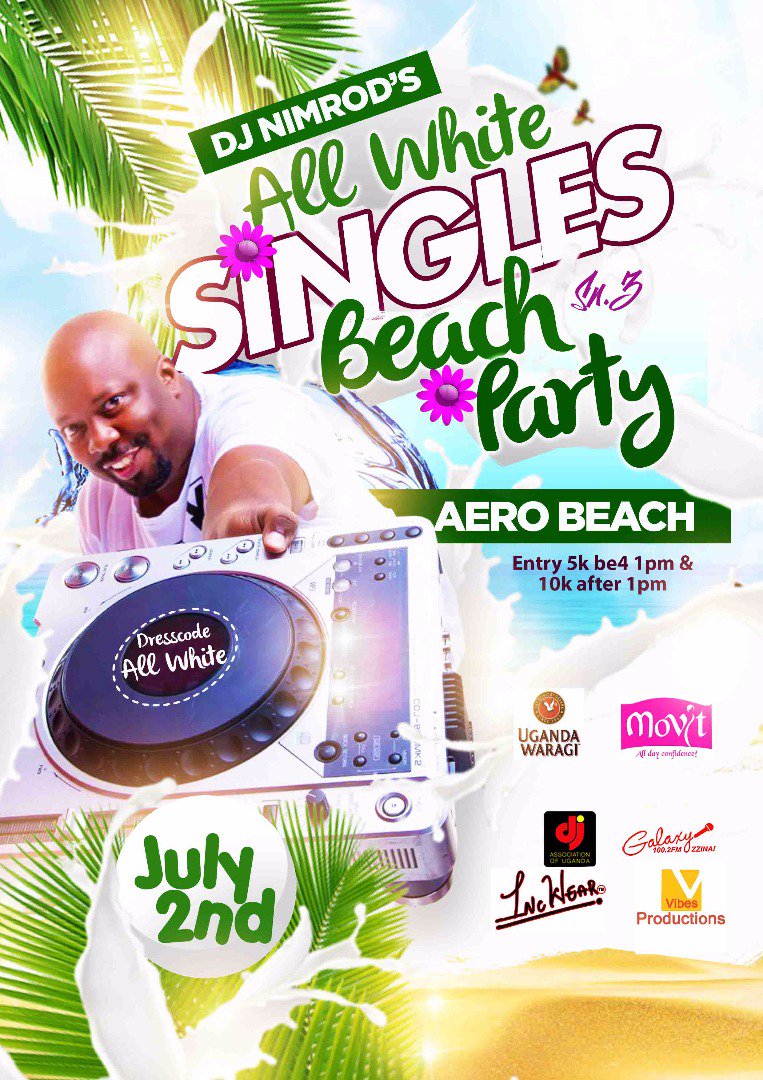 stifulasosa's tweet photo. Its back again dope and bigger with style #AllWhiteSinglesParty with yo one and always @Nimroddj @AeroBeach #2ndJuly 💃 @AlexMugula https://t.co/xLjisaTX4T