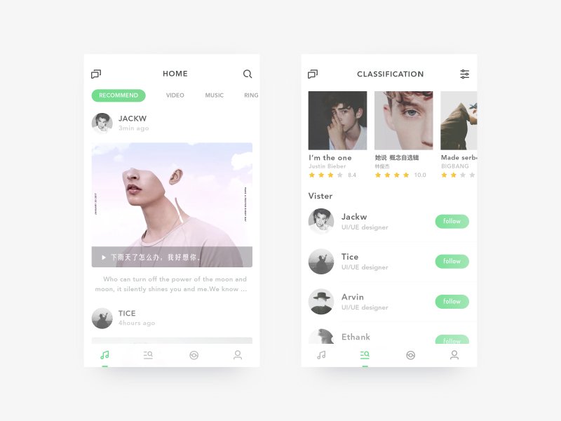 CollectUI's tweet image. #DailyUI 009: Music Player design by Jackw collectui.com/designers/JACK…