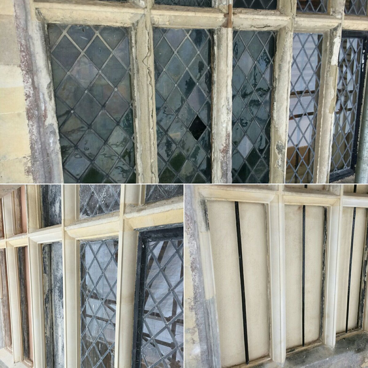 dbrlimited's tweet photo. DBR Southern masons completed restored windows @Wistonhouse in Caen stone. #pasthasafuture #stonemason #frenchlimestone #restoration https://t.co/0eupRYy3Od