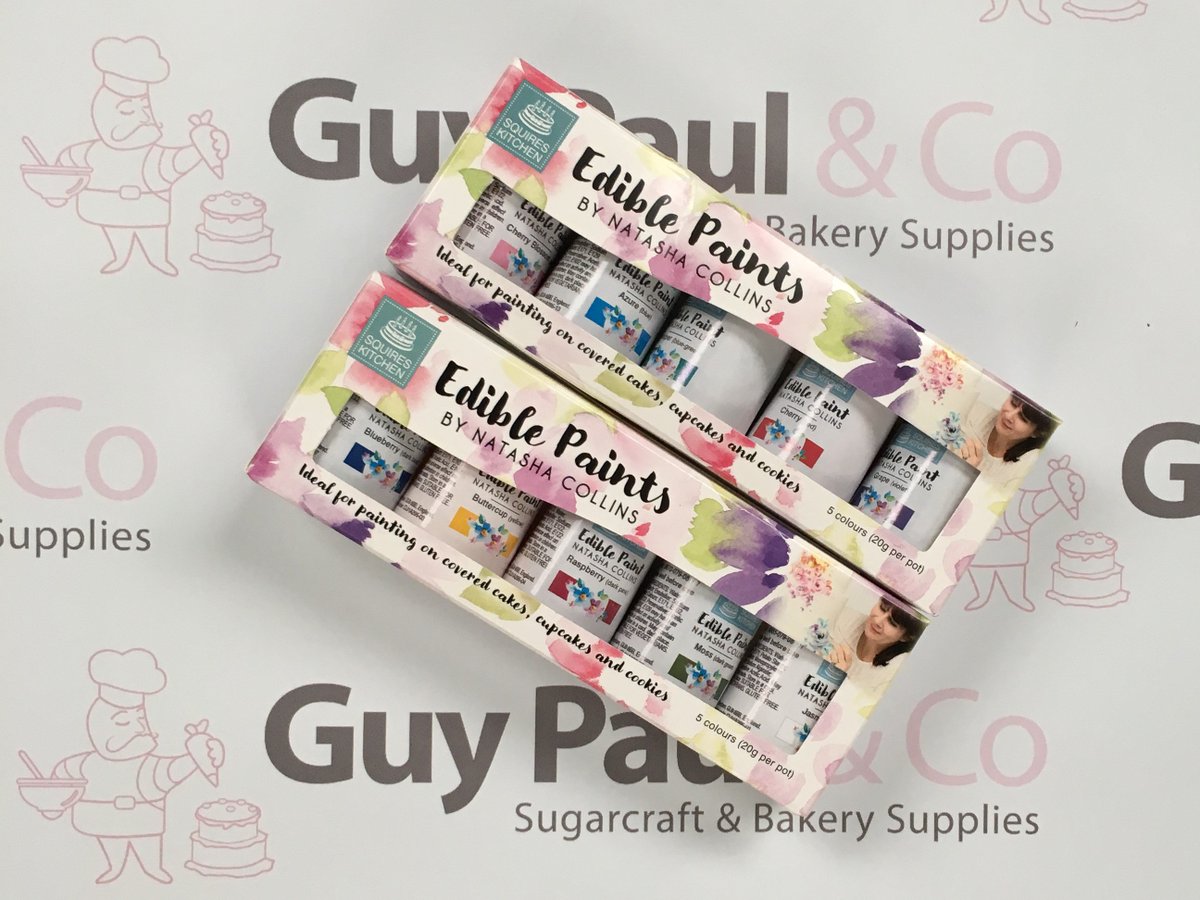 guypaulco's tweet photo. #Win 2 @SquiresKitchen Edible Paint Sets (RRP £31.90) Retweet and follow @guypaulco. Winner announced tonight! #cakedecorating #giveaway https://t.co/Svqf9HdJQb