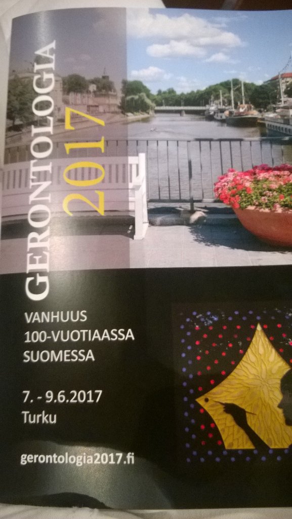 satu_pekkarinen's tweet photo. Gerontologia2017 -kongressi käynnistymässä Turussa. https://t.co/cfLFXeoorW