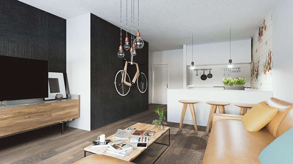 C49Architecture's tweet photo. A preliminary apartment design this shows how we can do 3D visualizations #3d #apartment #architecture #interior https://t.co/MrJVNtXnGl