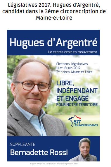 AgentClem's tweet photo. [A LIRE] @JCFromantin sera ce soir à Baugé-en-Anjou pour soutenir Hugues d'Argentré, candidat #577INDEPENDANATS https://t.co/TMP2Dg2ekj https://t.co/y71Rz9INf8