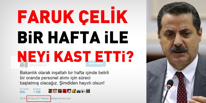 <a href="/farukcelikcomtr/">Faruk Çelik</a> memurlar.net/haber/672942
Alım takvimini açıklamaya düşünüyor musunuz?
Faruk Çelik, bir hafta ile neyi kast etti?
#GthbİlanıYayınla #GTHB20BİN