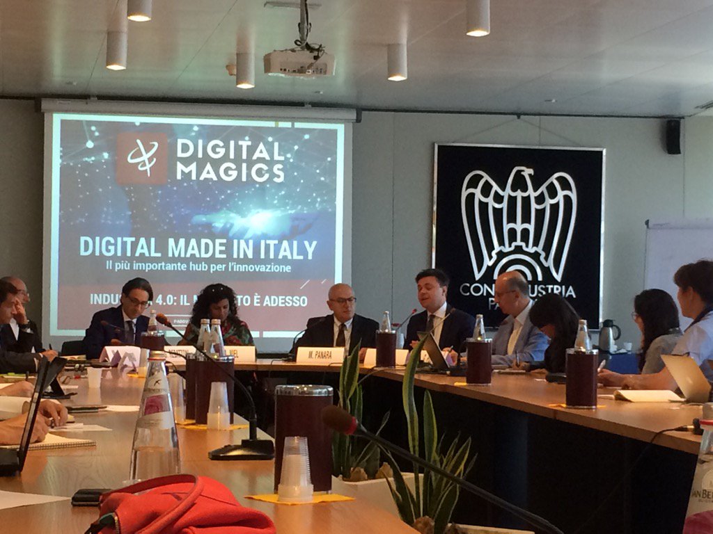 DigitalMagicsT's tweet image. #Industria40: il momento è adesso!Si parla di #DigitalTransformation a @confindustriaPD @giannipotti @Digital_Magics @IBMItalia @CiscoItalia