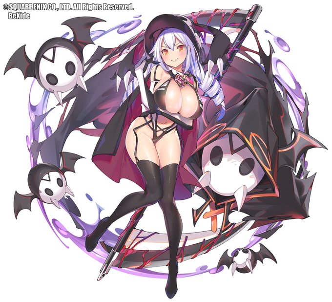 【PS4/PSVITA乖離性ミリオンアーサー】
『閃乱カグラ PEACH BEACH SPLASH』コラボイベント
PBS型ペリドッド(四季)のイラストを描かせていただきました。 