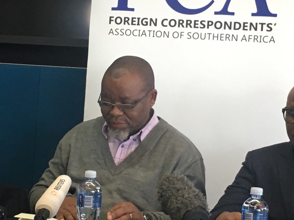 SusanNjanji's tweet photo. #anc Secretary General Mantashe addressing #fcasa members in Johannesburg https://t.co/3H5QWQW8Sg