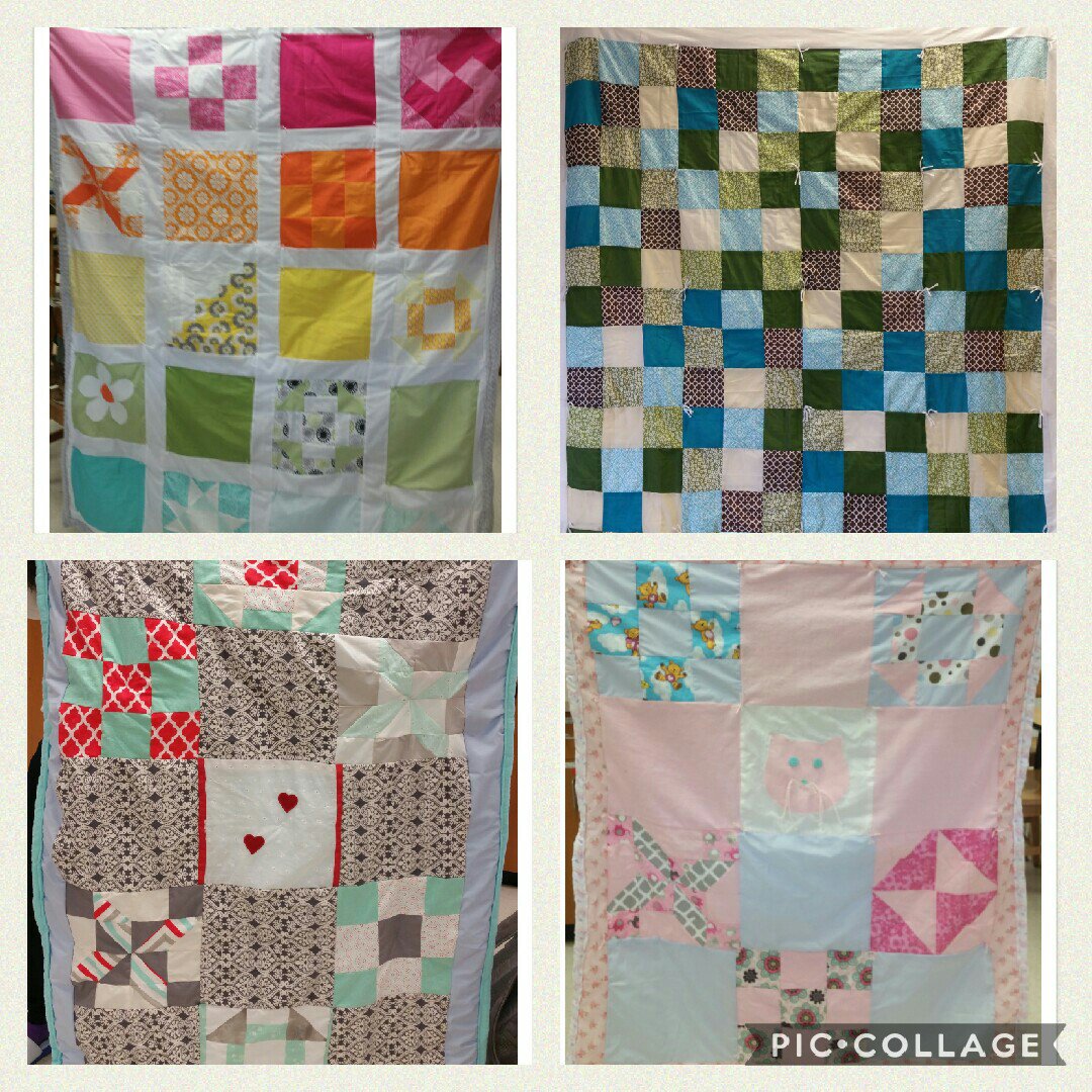 MrsPelkeySMHS's tweet photo. Amazing projects created by this year's #Quilting students! #SpruceHSPride https://t.co/mwdL3nZKrP