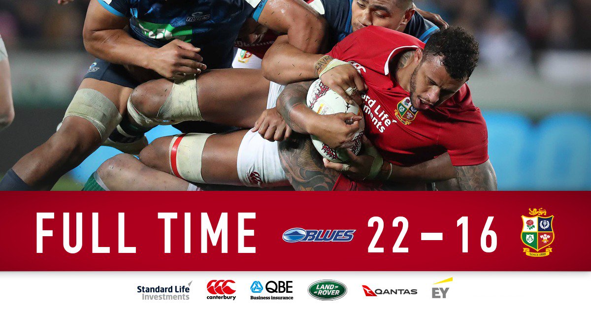 lionsofficial's tweet photo. FULL-TIME: BLU 22-16 BIL

A late try gives the Blues a hard-fought win at Eden Park.

All the #BLUvBIL reaction: https://t.co/NOVuxhVSks https://t.co/OoC576e9wy