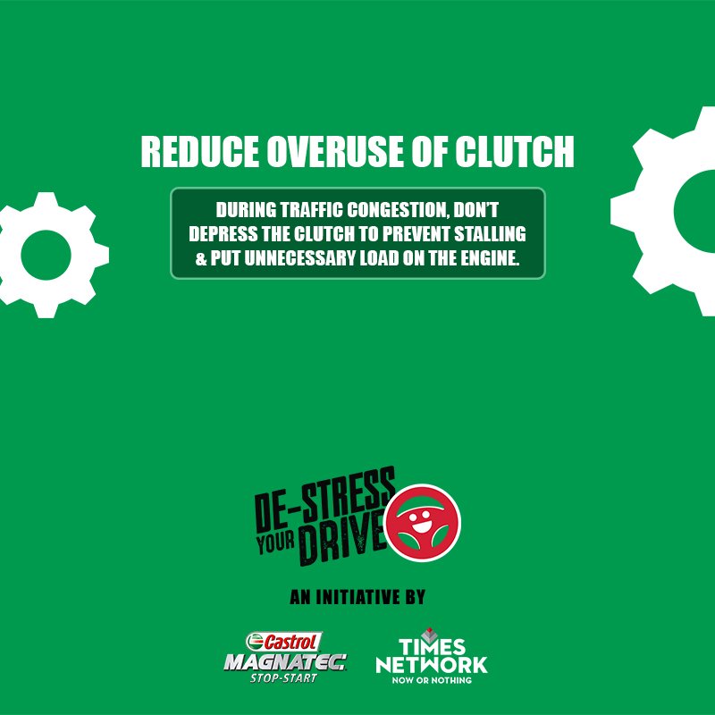 DeStressUrDrive's tweet photo. Save your engine the stress to get better efficiency by shifting down a gear when you slow down. #DeStressYourDrive https://t.co/eRxVjJzogq