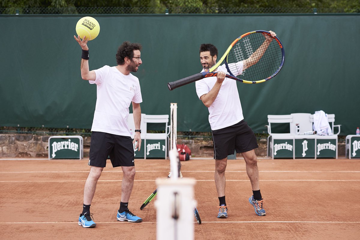 TDPersonnalites's tweet photo. .@manulevyoff disputera le 3ème match de la journée contre .@frederic_lerner ! #RG17 #TDP17 https://t.co/Yai6mDxAdM