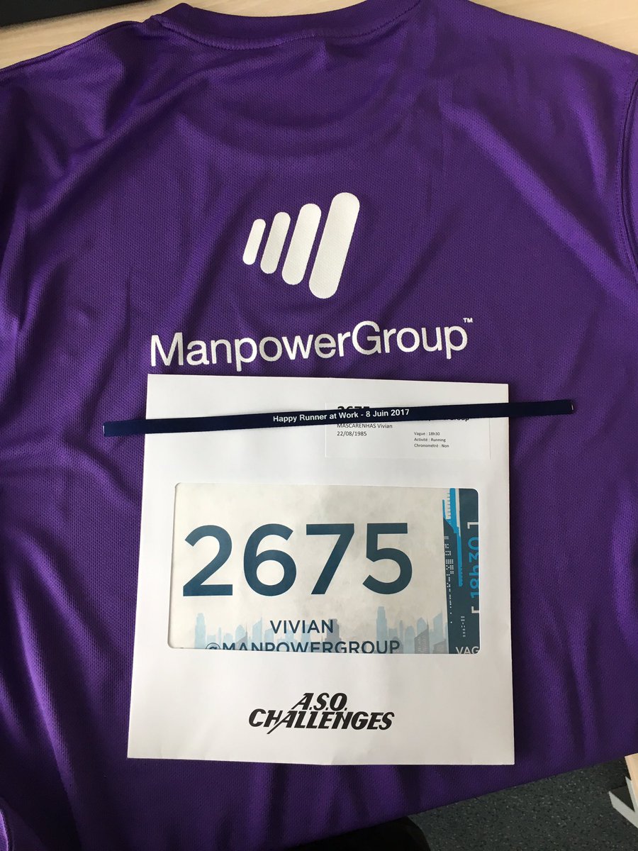 viv_mas's tweet image. J-1 @ManpowerFrance @ManpowerGroupFR @FredericBuono @CecileArekion #RunAtWork 🏃🏻🏃🏾🏃🏾‍♀️🏃🏼‍♀️#WeAreRunner 👣