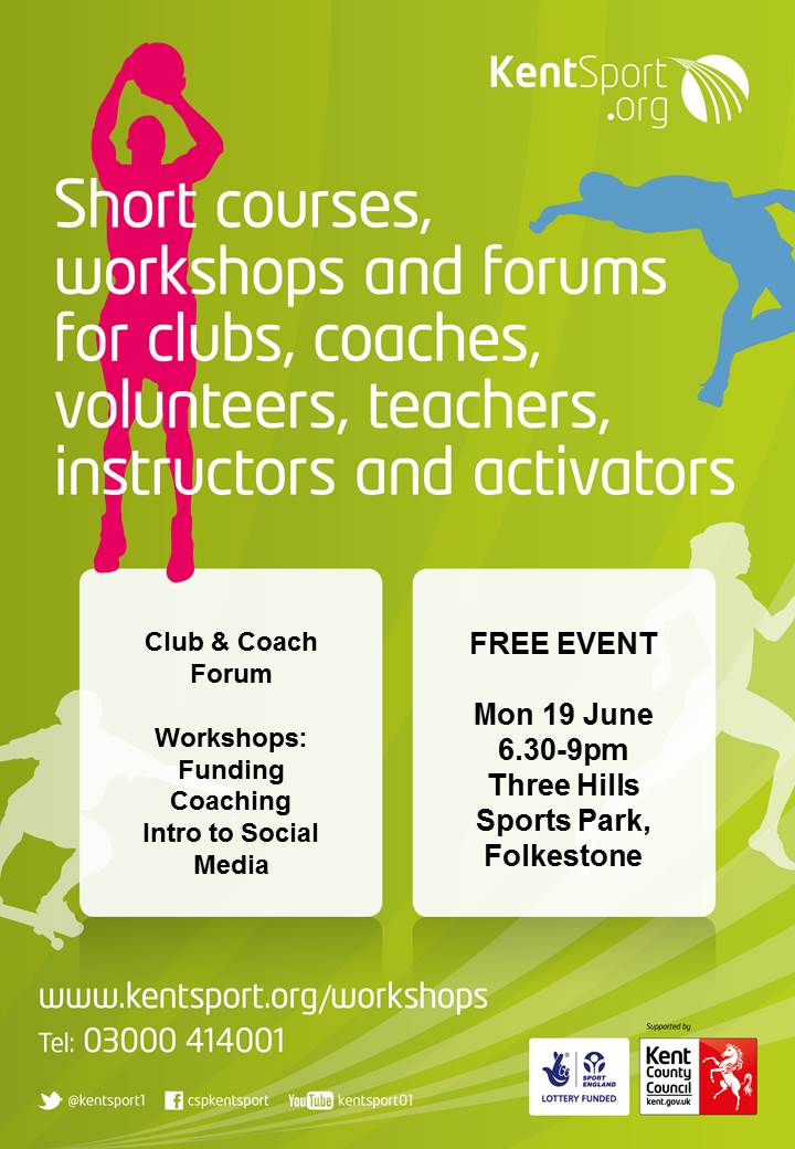 "Amazing what ideas can be exchanged" Club &amp; Coach Forum on Monday 19 June in Folkestone.  FREE to attend. ow.ly/kSri30cmIfS
