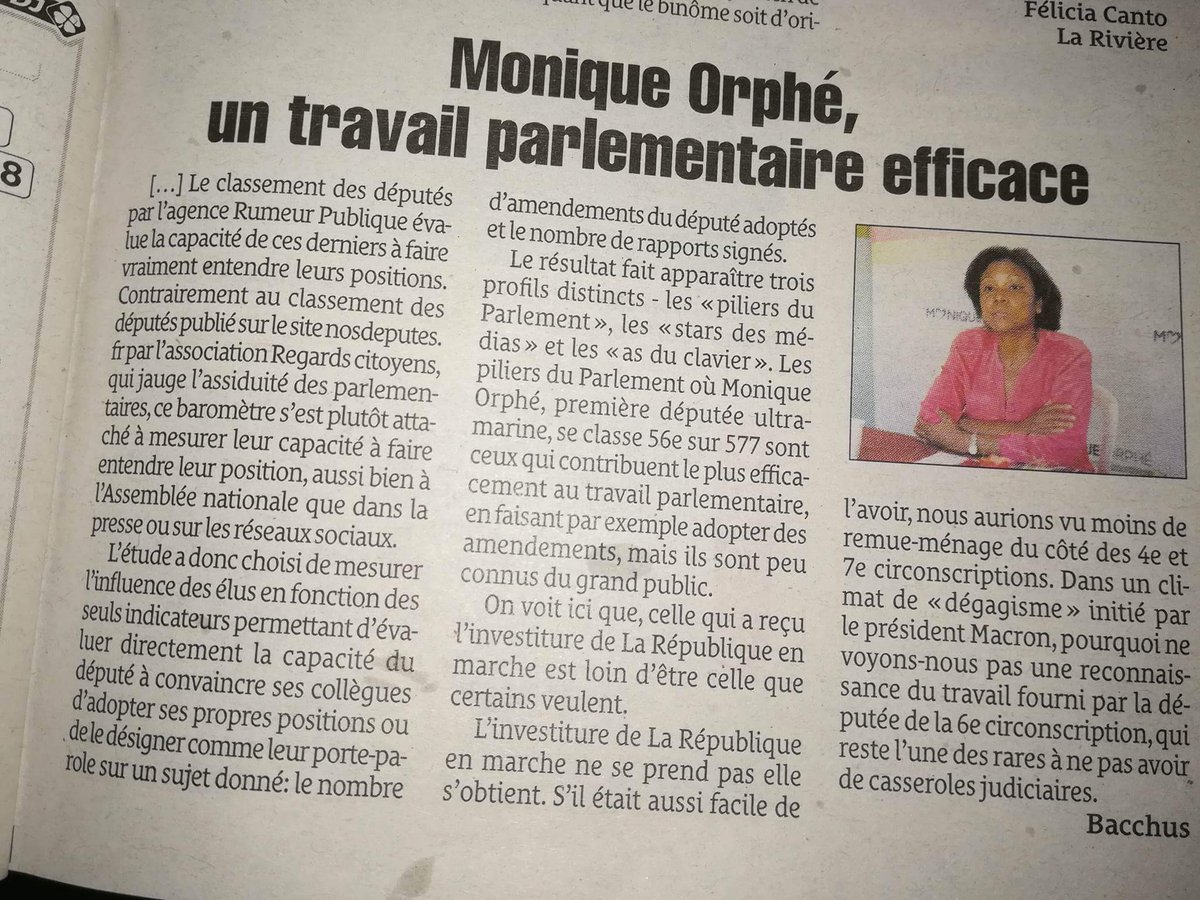 moniqueorphe's tweet photo. Oui j'ai un bon bilan à l' @AssembleeNat  et mon parcours est honnête. Votez pour moi le 11 juin, votez pour la @RepubliqueEnM ! https://t.co/B3BtuVWysr