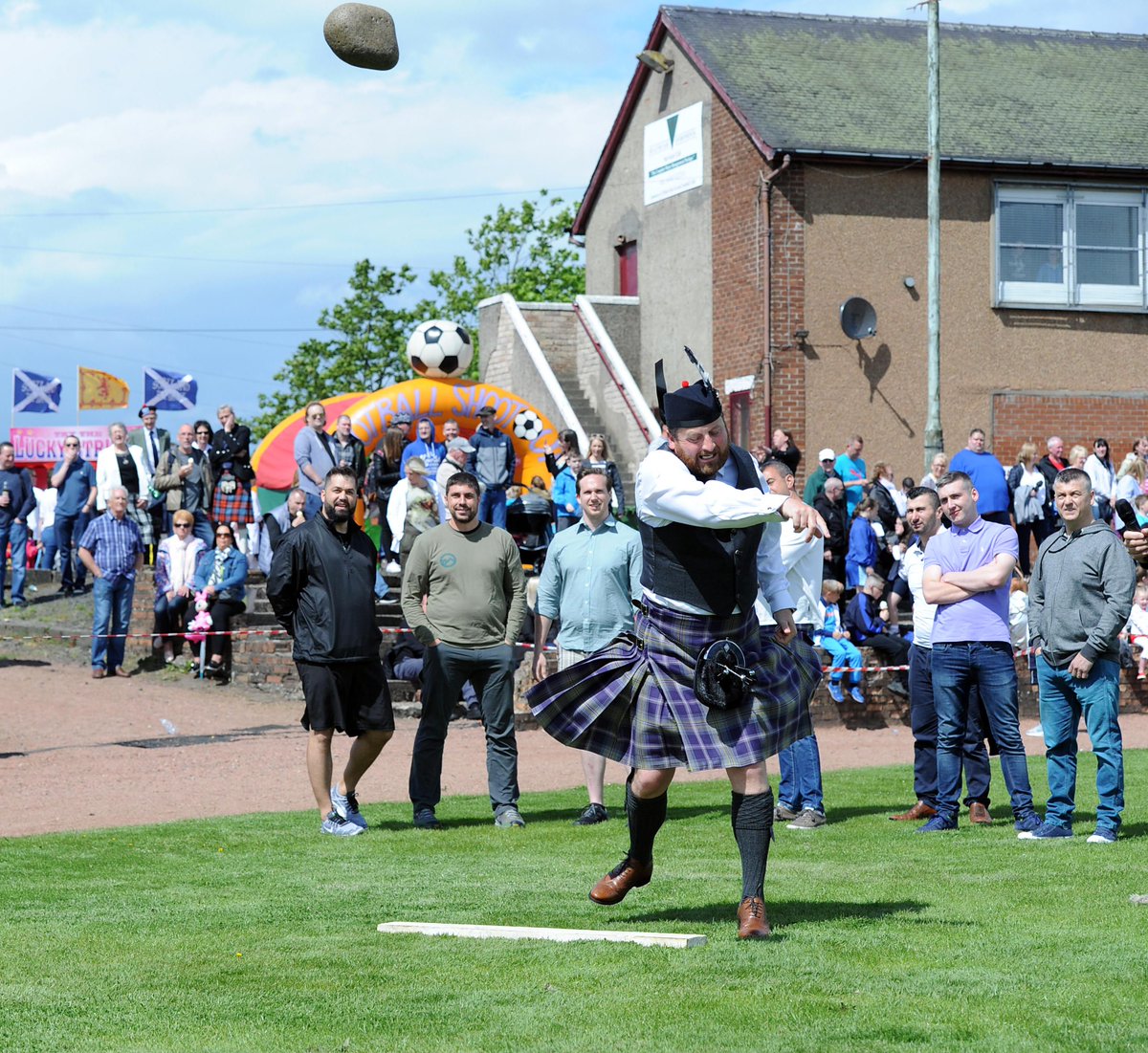 BellsFG's tweet photo. Thanks to all @shottsgames for a great day on Saturday. I had a fabulous day performing my Chieftain duties. Well done to all involved https://t.co/syyRsqkKdp