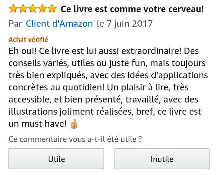 Dynaasy's tweet photo. Trop fière de voir @fabienolicard toujours dans les meilleures ventes sur @AmazonFR ! (Et petit commentaire déposé 😇) #CerveauExtra https://t.co/Kw2Iaj1DFg