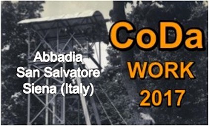 Dal 5 al 9 giugno -  CoDaWork 2017
compositionaldata.com/codawork2017/i…
