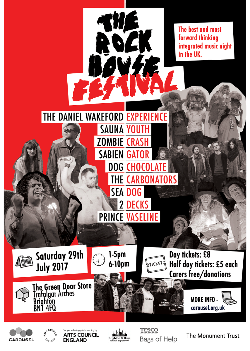 carouselartuk's tweet photo. The best integrated music night in the UK is getting bigger; taking over @greendoorstore for a day! https://t.co/sNvwJXU3xF #RockHouseFest https://t.co/pBsTA4xvf7