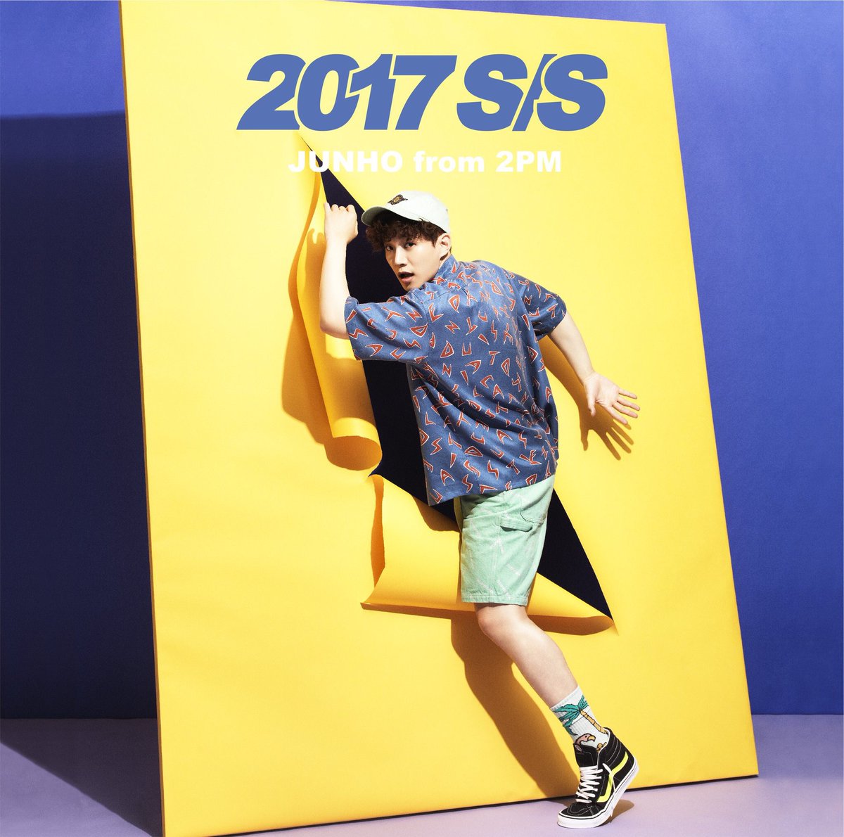 PONY 2PMコラボスニーカー　ジュノ（JUNHO）ver. 23.0㎝　新品 スニーカーもVANS #ジュノ