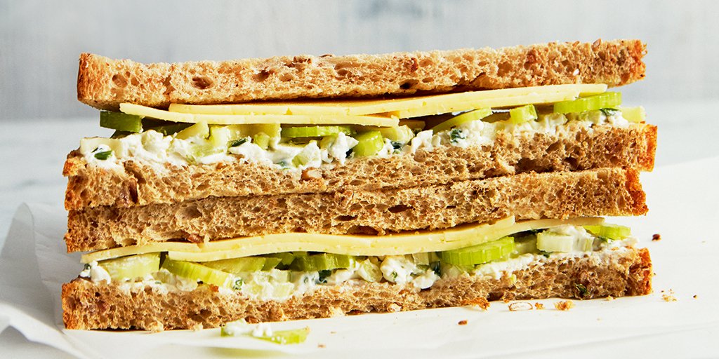 waitrose's tweet photo. Our classic cheddar and celery sandwich is a third off this week. Pop in store and pick yours up for #lunch today: https://t.co/RrFwZtxcjo https://t.co/qo5u5DZJoT