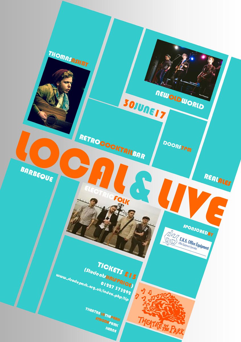 Strodepark's tweet photo. #HalfPriceTickets now available for #Students 
#LocalandLive #ElectricFolk #ThomasAshby #NewOldWorld #Outdoormusic #LocalLiveMusic #KentGigs https://t.co/HmHlTnjw0T