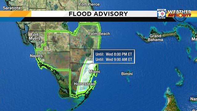 Flood Advisory for Central Miami-Dade Southeastern Broward until 9AM https://t.co/iMCksuOJ8a