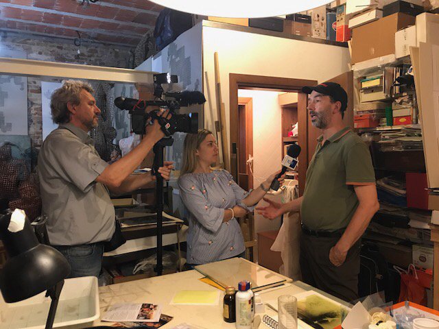 storiedichi's tweet photo. Il @TgrVeneto ha intervistato i protagonisti di #STUDIO2091 a #Venezia e il #crowdfunding sta arrivando al 33% 🙌🏻👏🏻 https://t.co/7VrFpsDdff