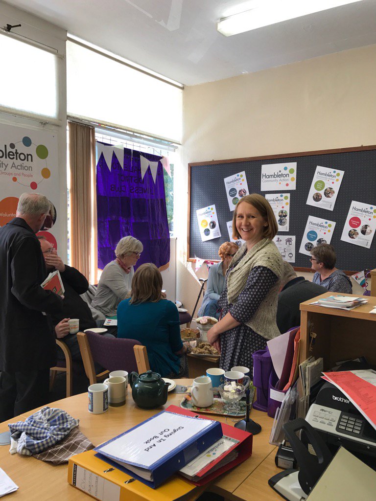 Lovely to see so many of our volunteers this morning. ❤️<a href="/HCAction/">Hambleton Community Action</a>