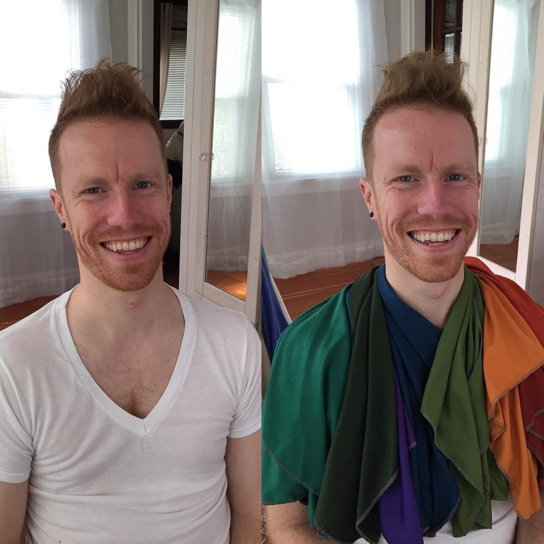 HouseofColour's tweet photo. The impact of colour - Client Jason before and after discovering his Autumn wow colours #knowyourwowcolours #menscolour https://t.co/p2rHZv3Usx