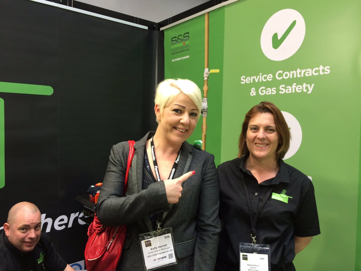 BBCSLTD's tweet photo. We have just been visited by Kelly from @GEVcspares a great morning so far at the @comkitchenshow and look we are still #justbugging https://t.co/2iLaMHKcSE
