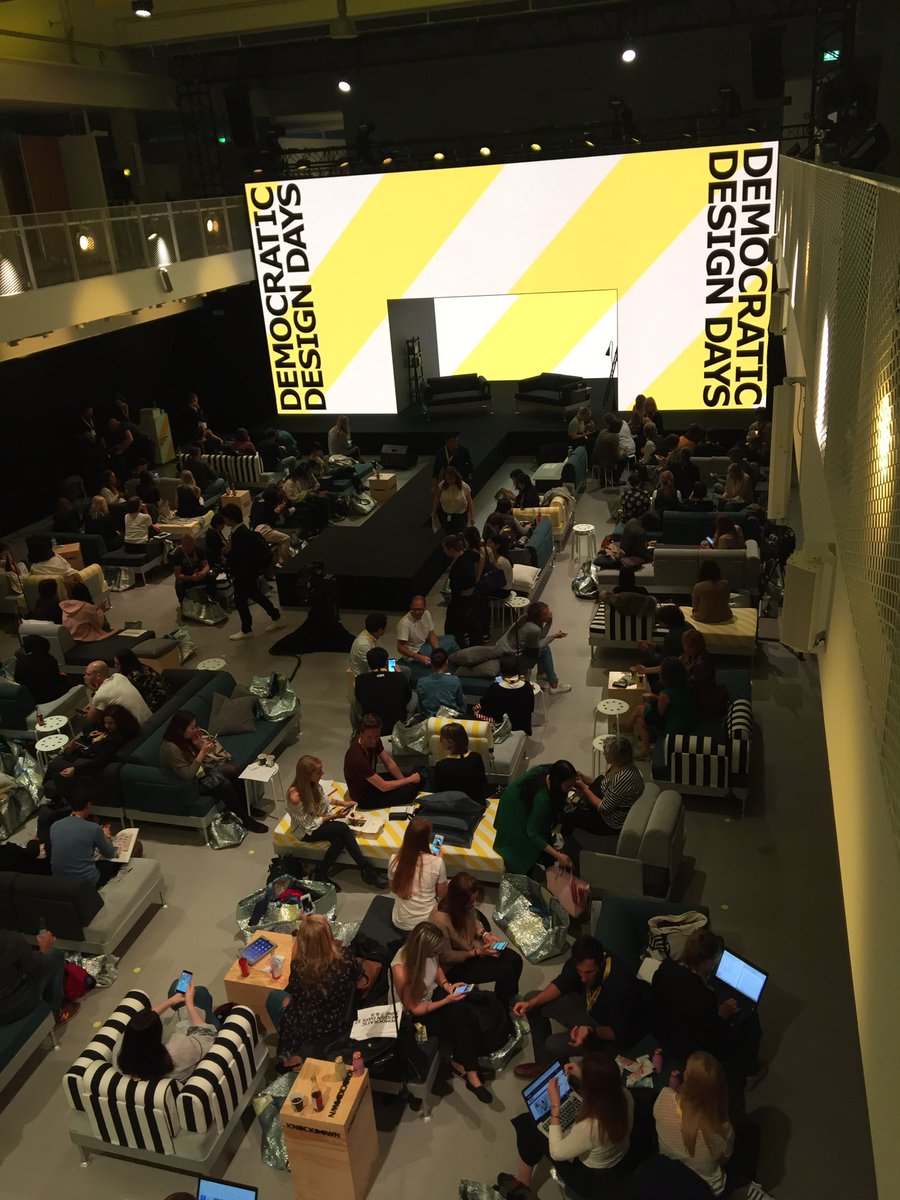 kajsab's tweet photo. Now taking off! Democratic Design Days starts in a few minutes! #ddd2017 #ikeatoday https://t.co/fYElo6Wb3m