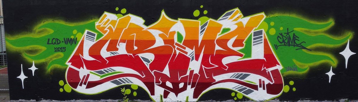 GinoAlpa's tweet photo. Dope collabo by #CRIMEone #SENZone & #JANYS186 in Thun🇨🇭done in August 2015 #graffiti #art💯🔥 https://t.co/niYzdRH4vU