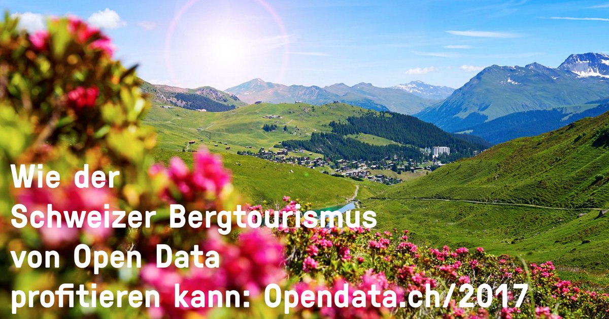 OpendataCH's tweet photo. Auf zu neuen Ufern: Wie der Schweizer Bergtourismus von #opendata profitieren kann. Am 27.6. mit @TDkonge an der https://t.co/eQ76C0HugZ. https://t.co/o6ZdEV3yiT
