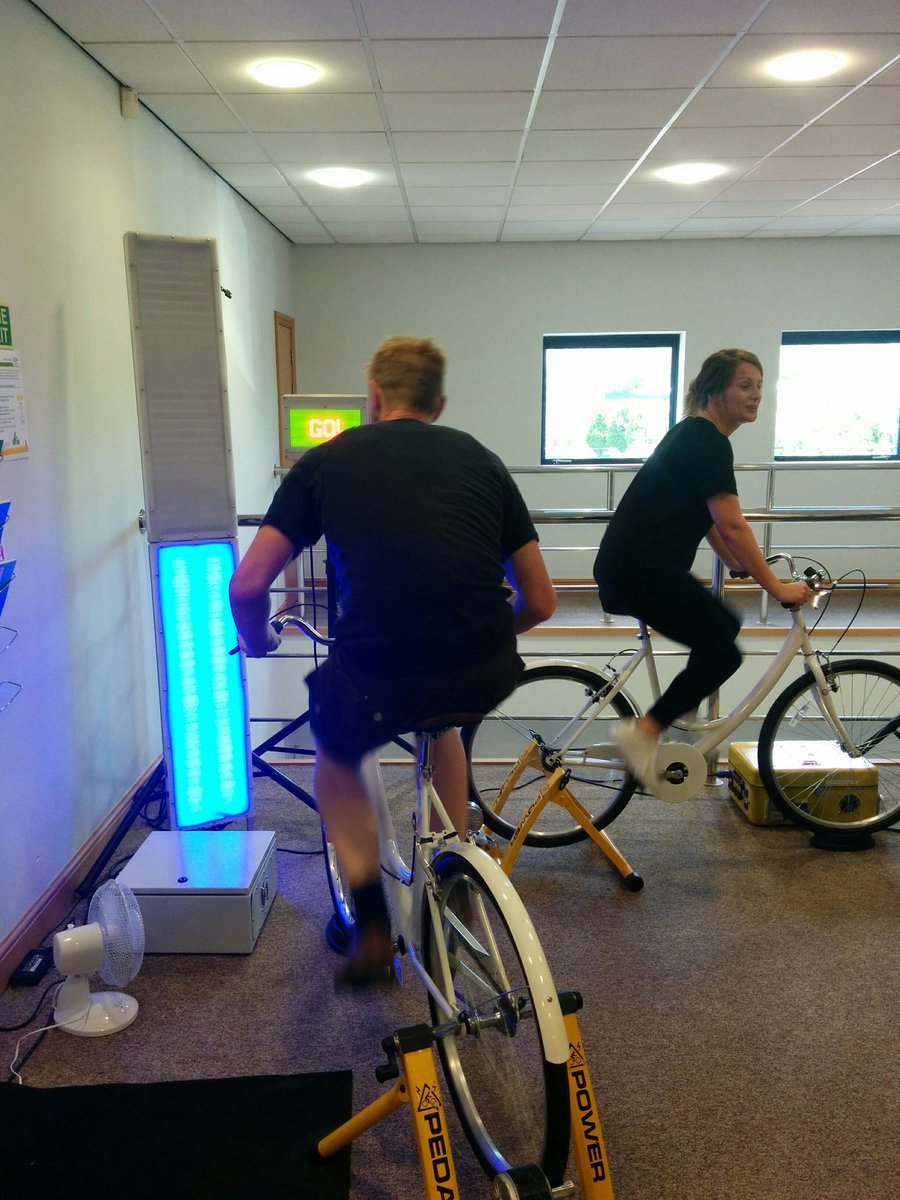 bespokegear's tweet photo. Pedal energy efficiency for DHL in Daventry. 35Wh generated so far this morning! https://t.co/Ty4xqbFRGq