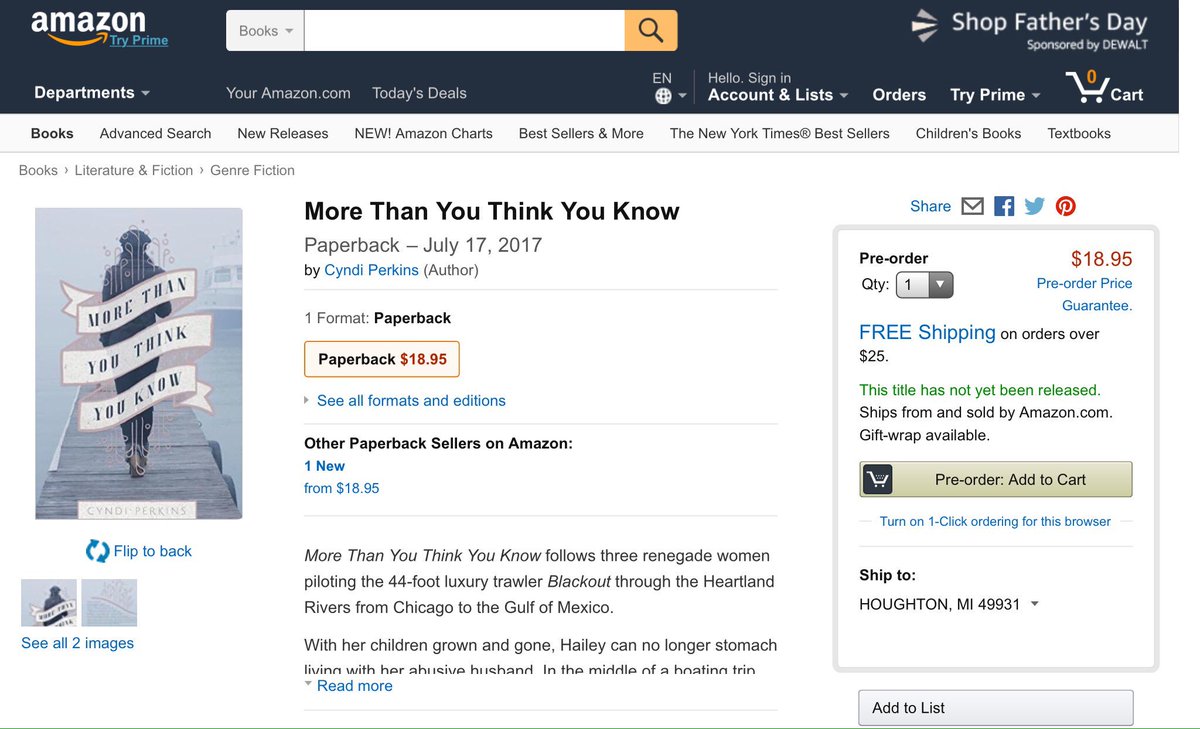 CyndiPerkins's tweet photo. When you Google Amazon Cyndi Perkins https://t.co/IvmB6Tgqyn #amwriting #mybook #presaleorders #wow https://t.co/RCn6JYaXU7