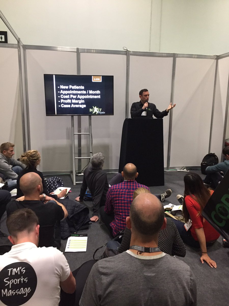 Rushcliff's tweet photo. Great talk from @boostphysio at @TheCOPAshow today! #5stepstosuccess https://t.co/aIEIJI1znX