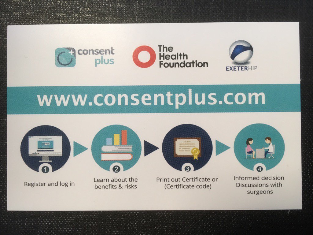 Congratulations to Mr Paul Lee on developing this useful aid to patients in understanding the risks of surgery