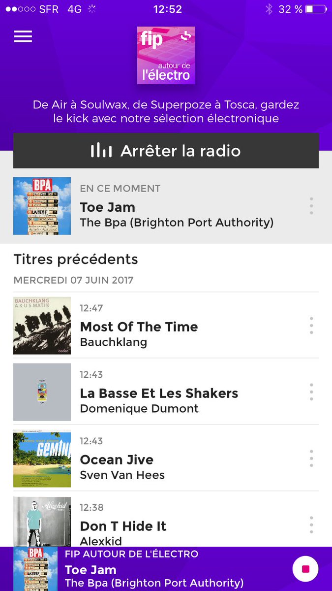 laurentfrisch's tweet image. La webradio @fipradio📻 autour de l'électro est maintenant dispo dans l'appli (à mettre à jour)