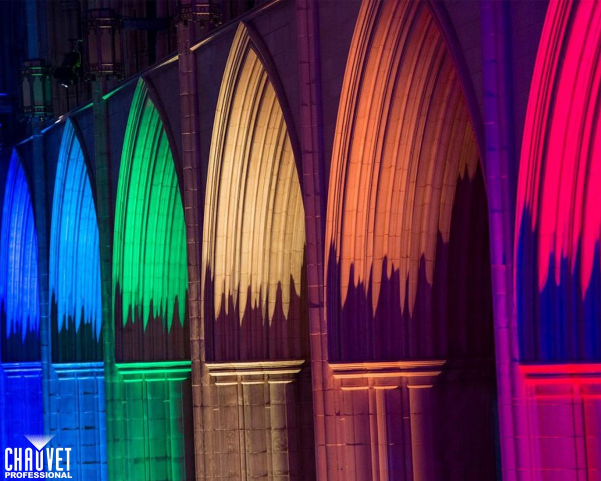 teamleisuretec's tweet photo. Elizabeth Coco Creates Colour Scape At Washington National Cathedral With @ChauvetPro read the full article here: https://t.co/BoKnCVhuSJ https://t.co/ADBkwuRkTZ