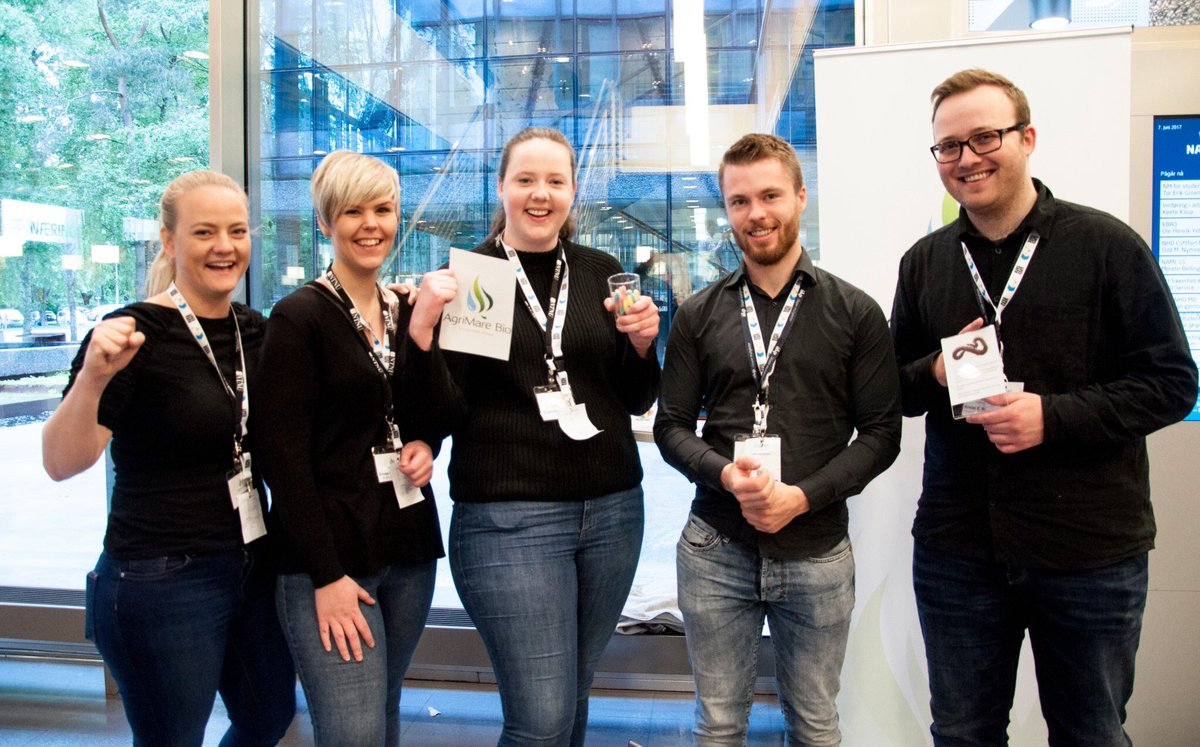 Build2Grow's tweet image. Gratulerer til @AgriMareBio og #Tixo med hhv. årets studentbedrift og Ferdprisen. God tur til EM i Helsinki. #nm_sb @UE_Norge