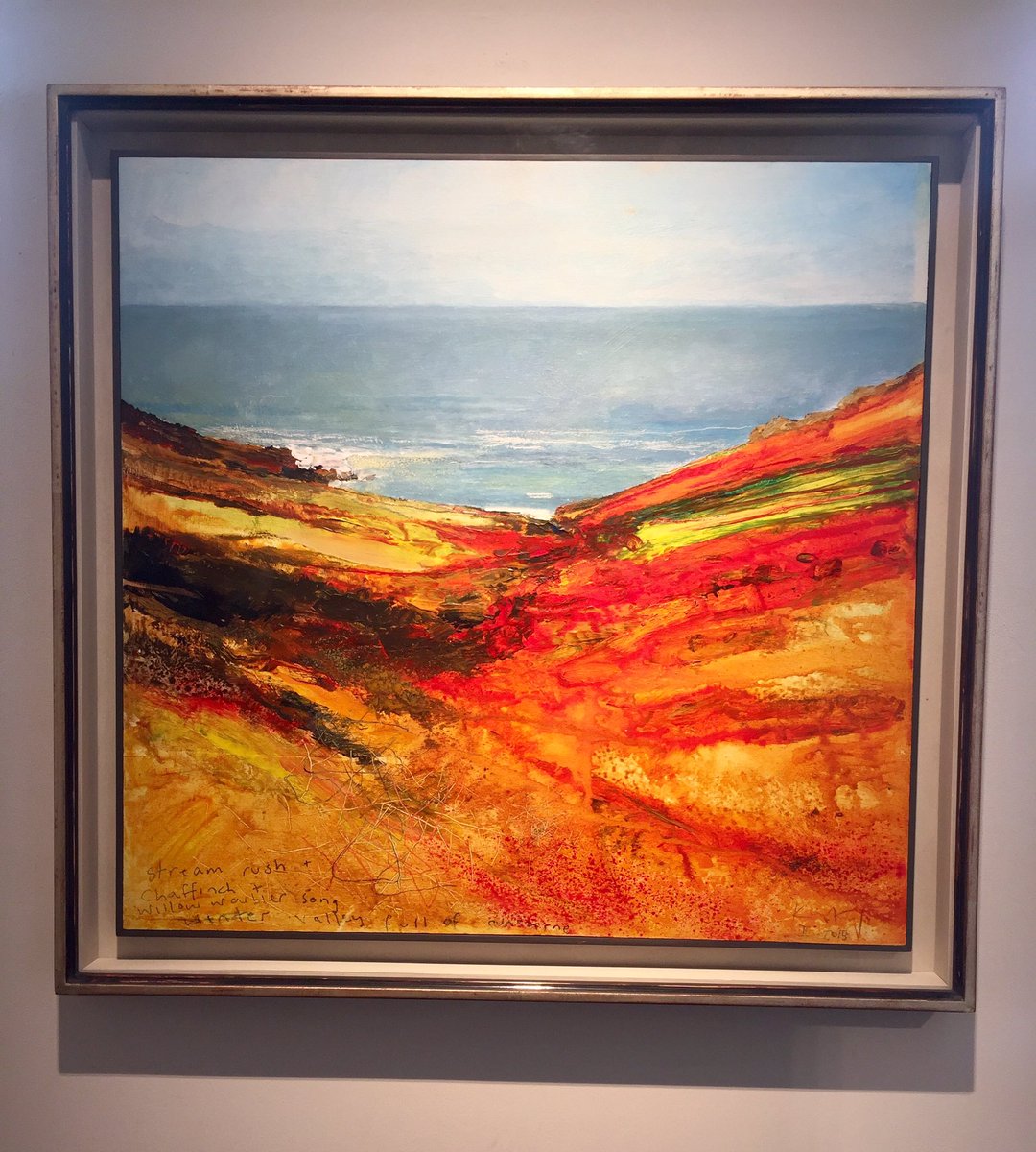 MessumsLondon's tweet photo. @Messums @KurtJacksonArt 'The Cornish Seas' exhib ends June 23rd. #atlanticweather #StJust #mixedmedia #distinctivestyle #jacksonreturns https://t.co/sqNsn6TnYL