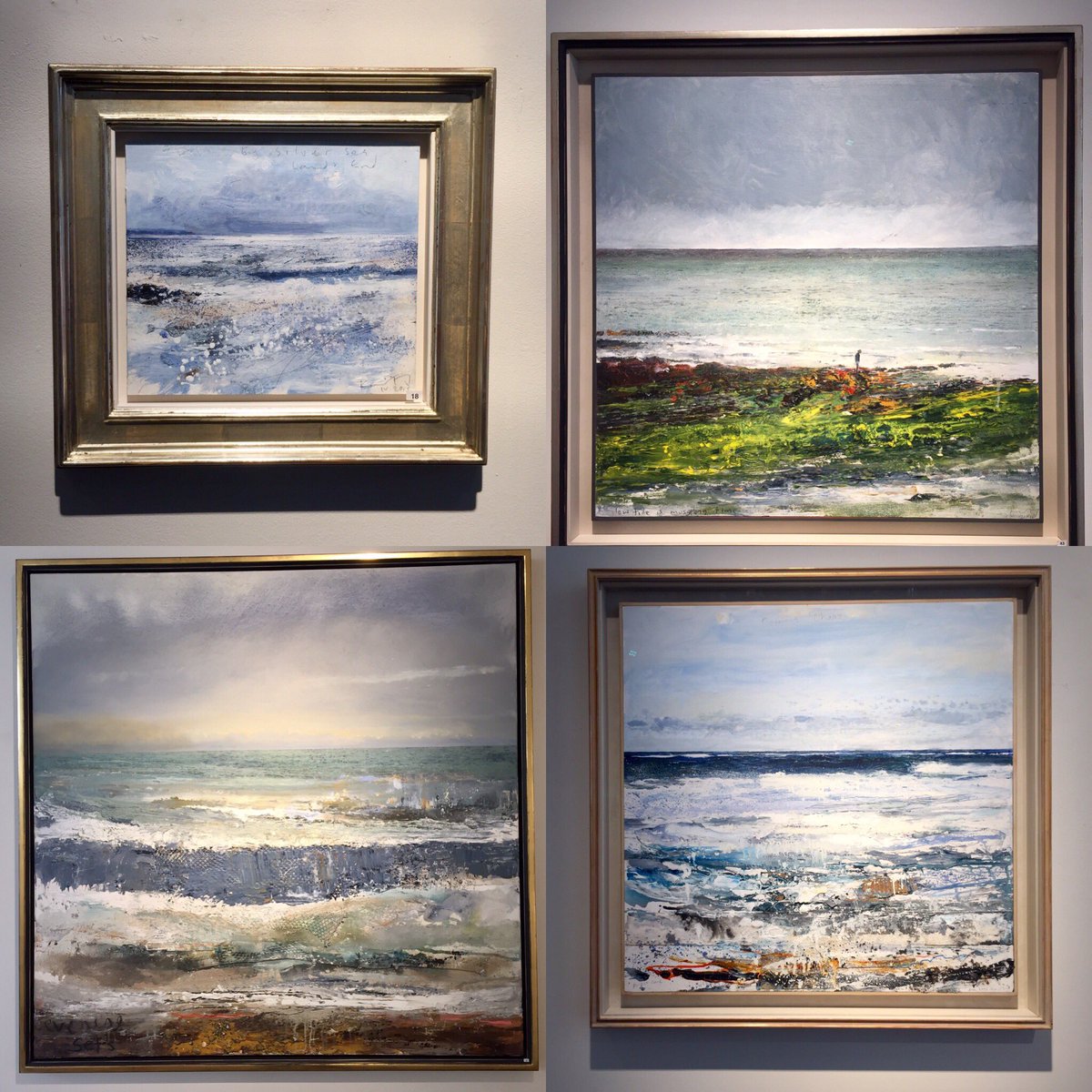 MessumsLondon's tweet photo. @Messums @KurtJacksonArt 'The Cornish Seas' exhib ends June 23rd. #atlanticweather #StJust #mixedmedia #distinctivestyle #jacksonreturns https://t.co/sqNsn6TnYL