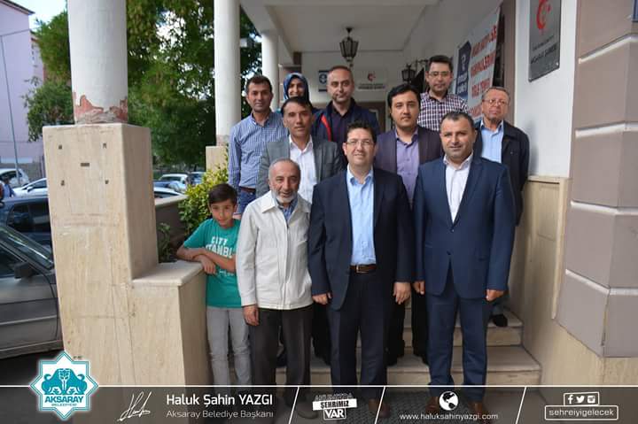 Aksaray Belediye Başkanı Sayın Haluk Şahin Yazgı ve Ekibi Vakfımızı ziyarete geldiler. Nazik ziyaretlerinden dolayı teşekkür ediyoruz.