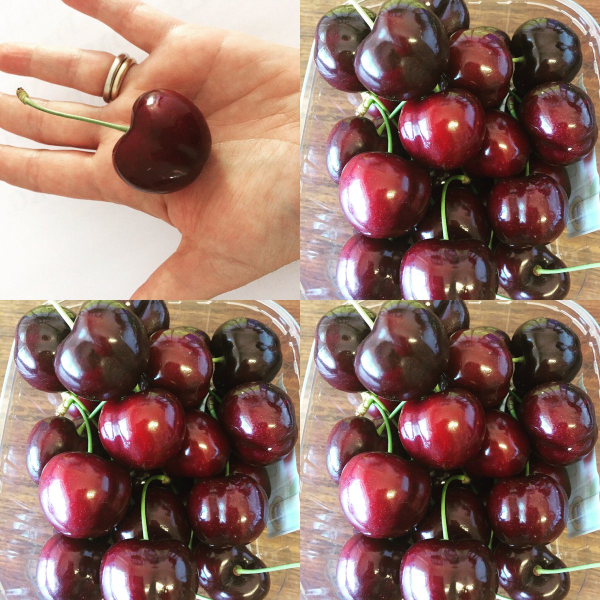 VGallinella's tweet photo. Ma cosa c'è di più bello?! How big are they? #ciliegie #red #wonderflnature #love #fruit #howbigarethey #wantmore #cantstopeating 🍒🍒 https://t.co/lyiiGFCfCd